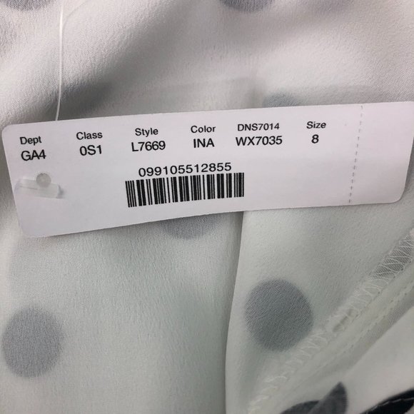 J. Crew White and Black Polka Dot Midi Dress - Picture 10 of 10